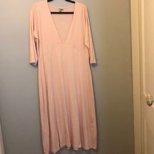 Asos size 14 Millennial pink midi dress